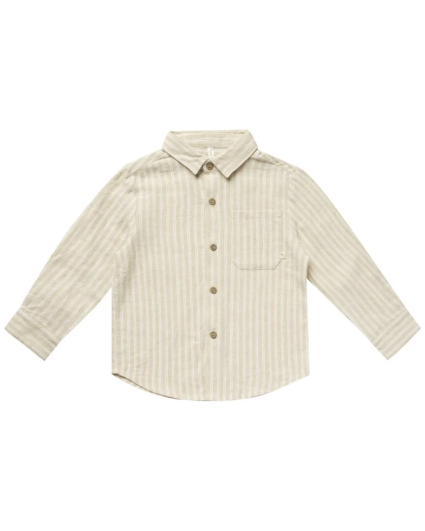 Collared Linen-Blend Shirt by Rylee & Cru