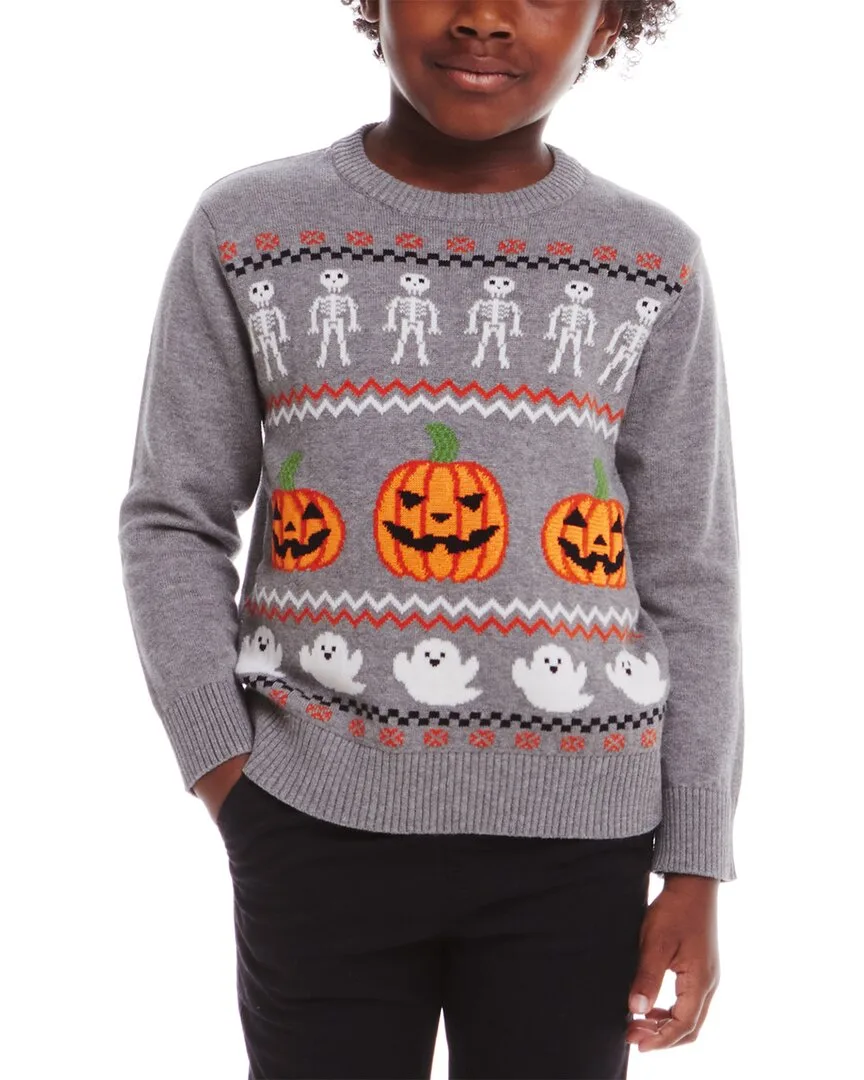 Intarsia Halloween Sweater by Andy & Evan