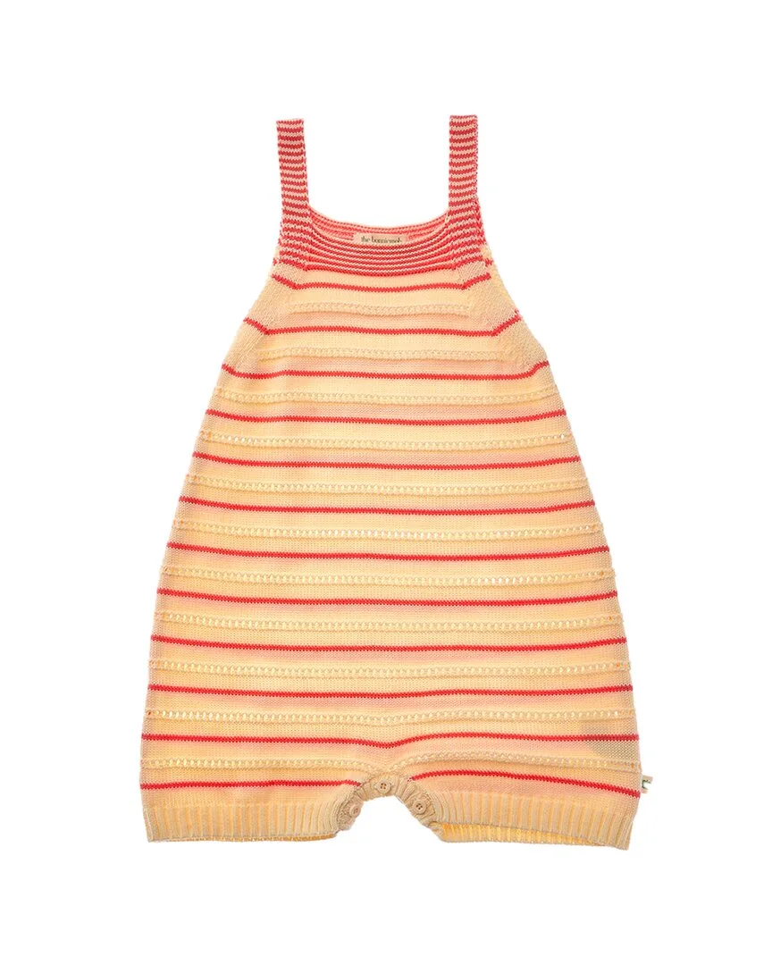 Pointelle Stripe Shorty Romper by The Bonnie Mob