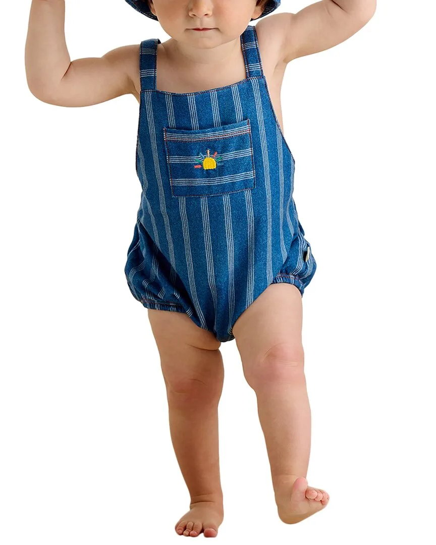 Cotton Fleece Bubble Romper by The Bonnie Mob