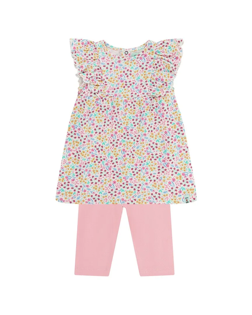 Floral Tunic & Cropped Legging by Lilly and Sid