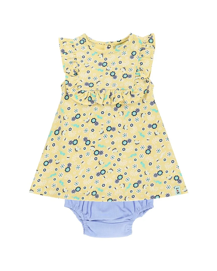 2Pc Frill Tunic & Chambray Bloomer by Lilly and Sid