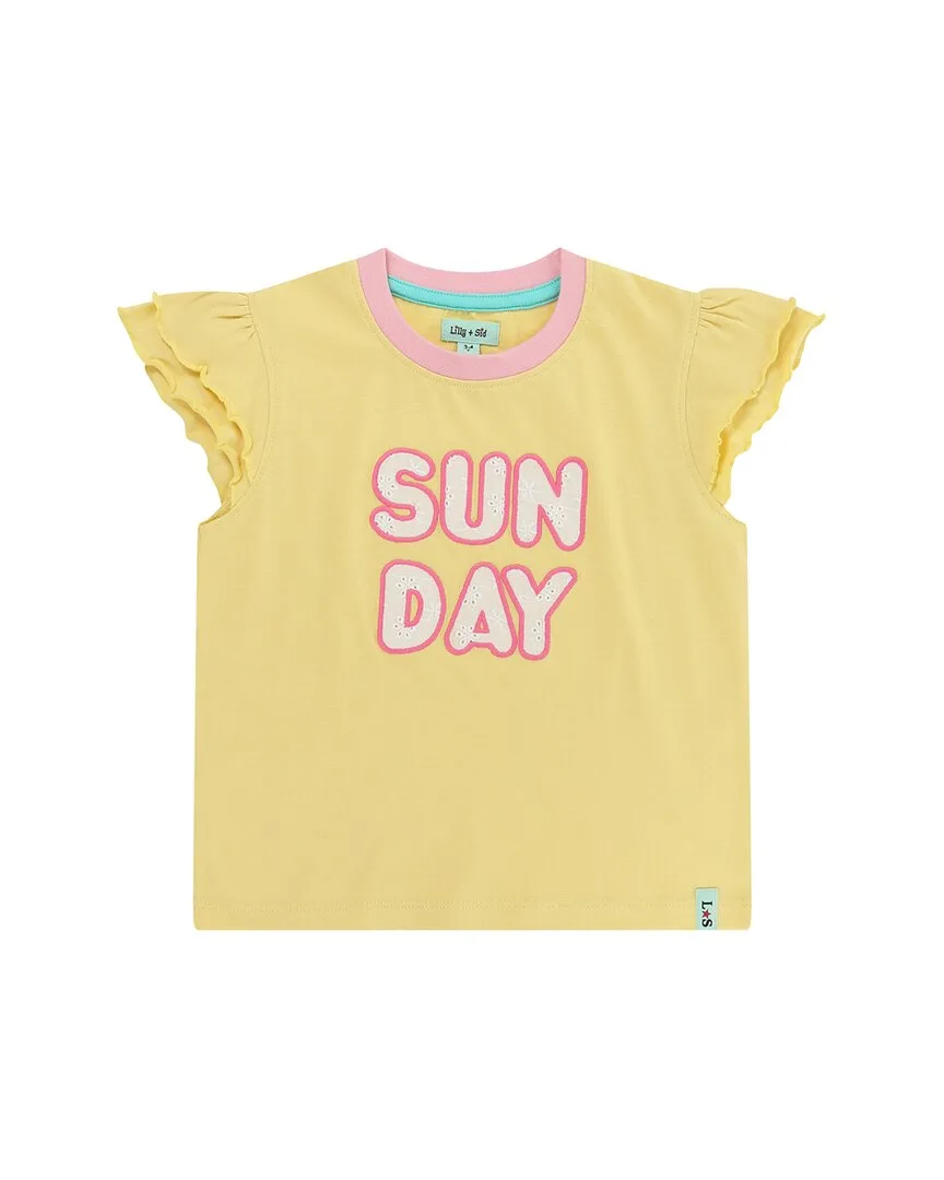Sunday Applique T-Shirt by Lilly and Sid