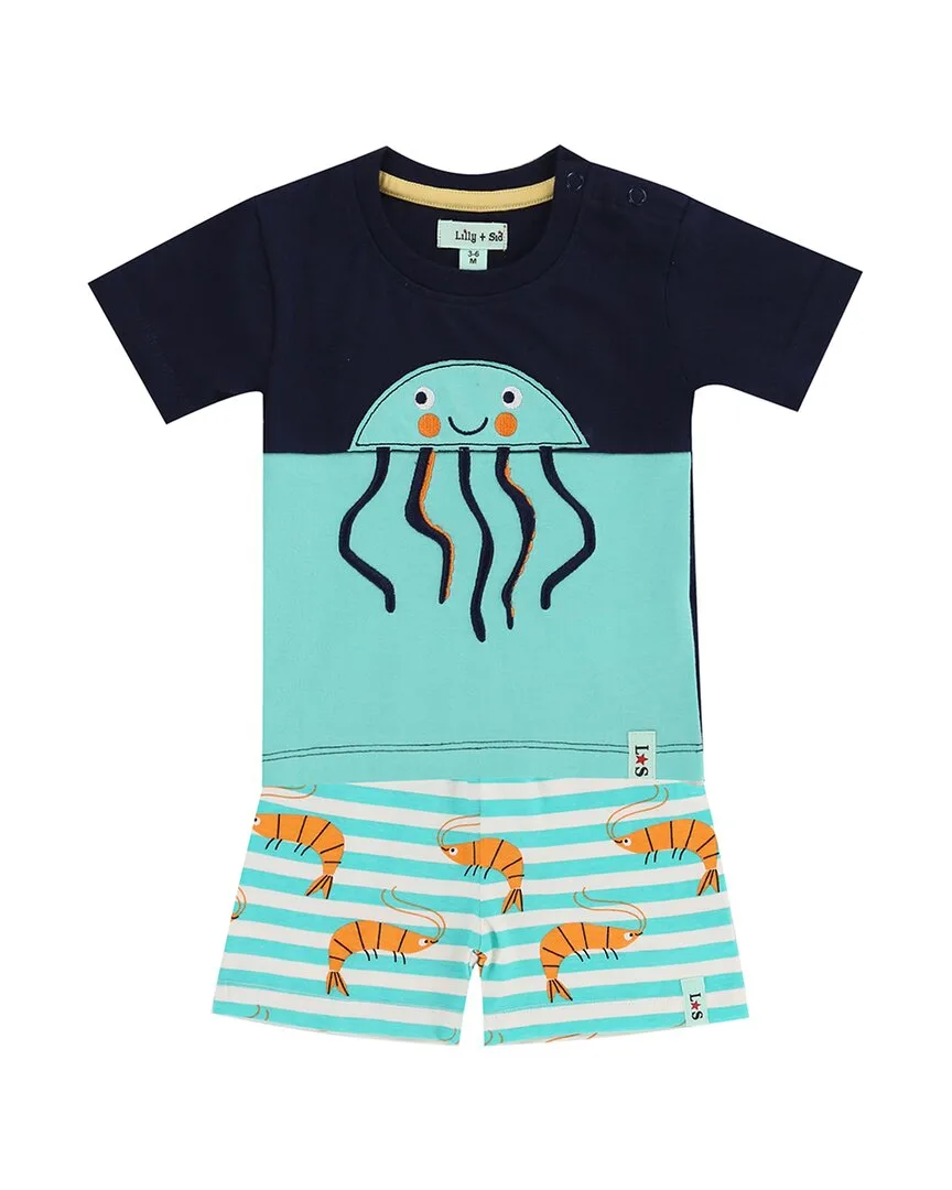 Jellyfish Short Set by Lilly and Sid