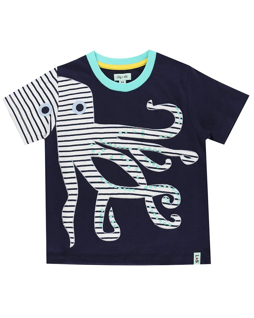 Octo Applique T-Shirt by Lilly and Sid