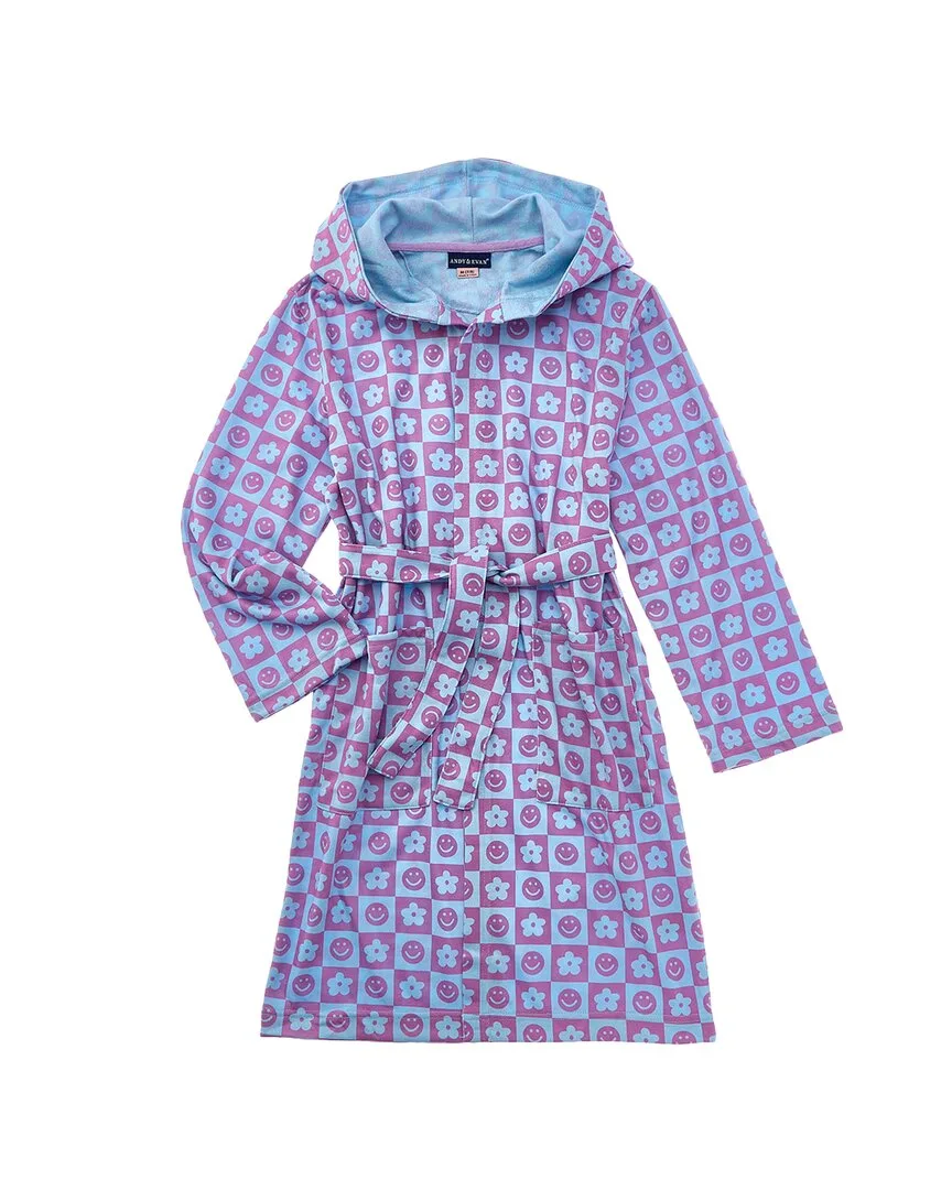 Rainbow Snowflakes Jersey Knit Robe by Andy & Evan