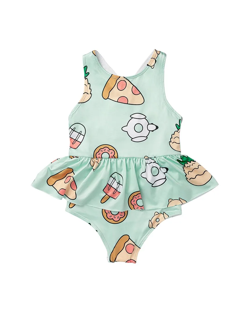 Monica + Andy Ruffle Skirt Swimsuit by Monica  Andy