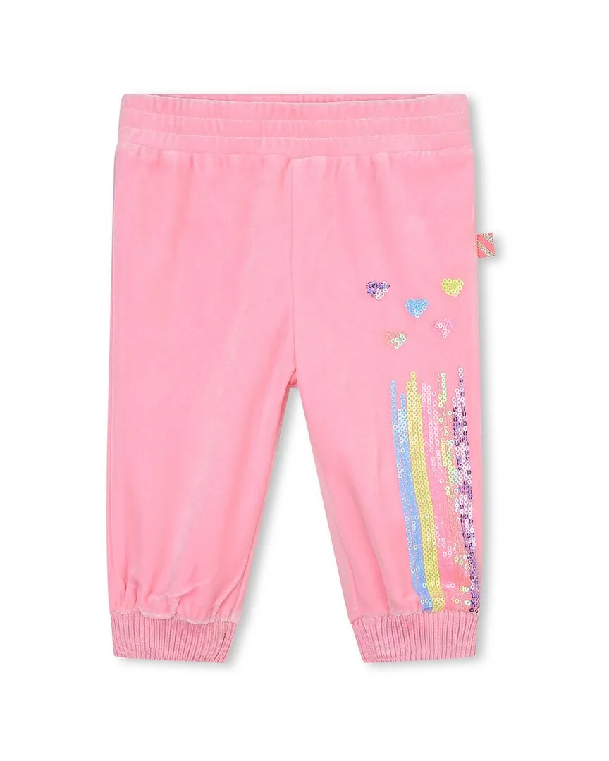 Rainbow Side Stripe Sweatpant by Billieblush