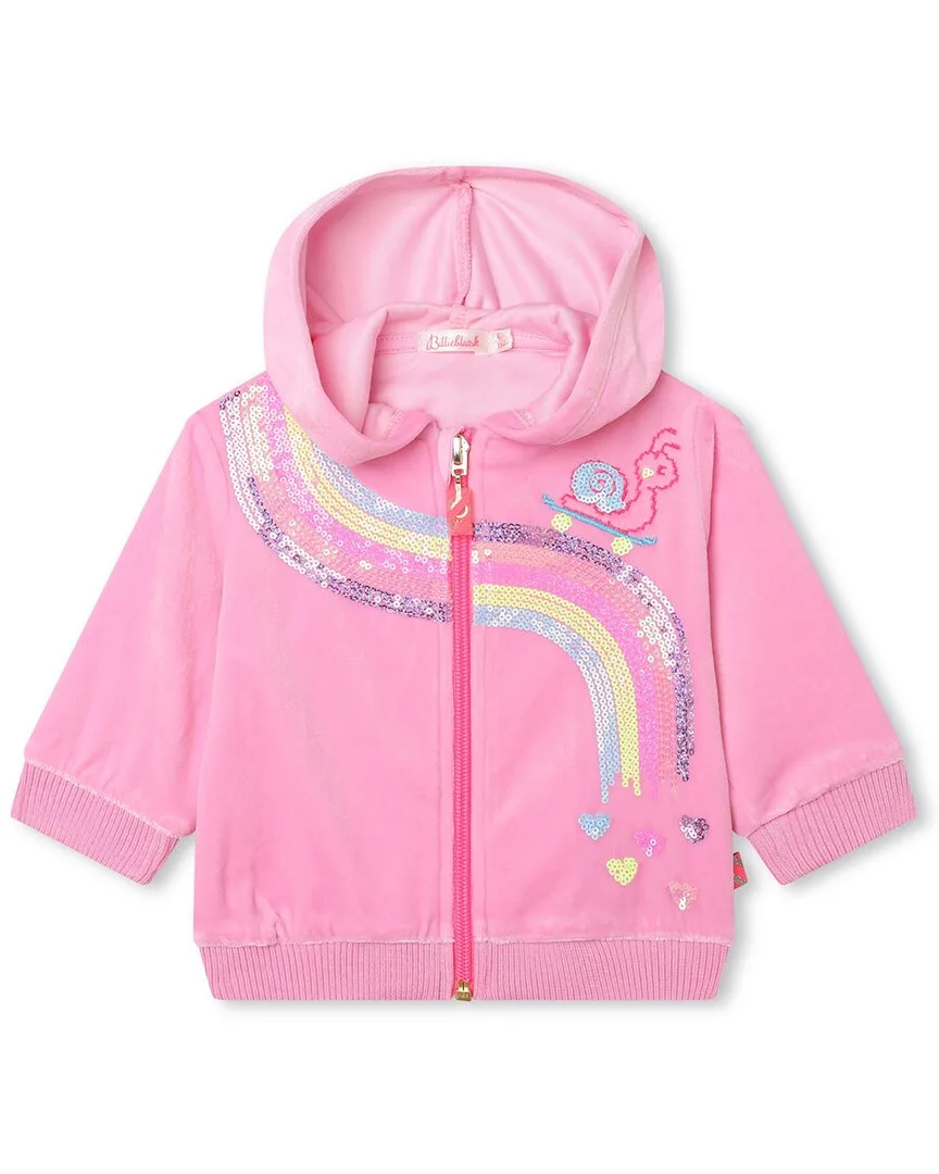 Rainbow Zip Up Hoodie by Billieblush