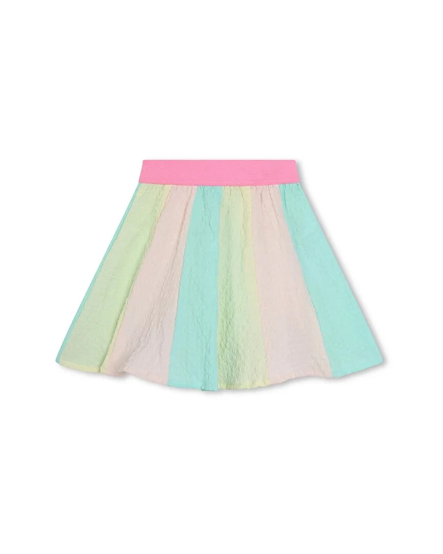 Striped Seersucker Skirt by Billieblush