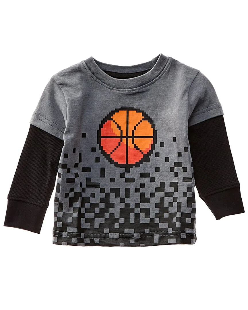 Pixel Basketball 2Fer Top by Mish Mish