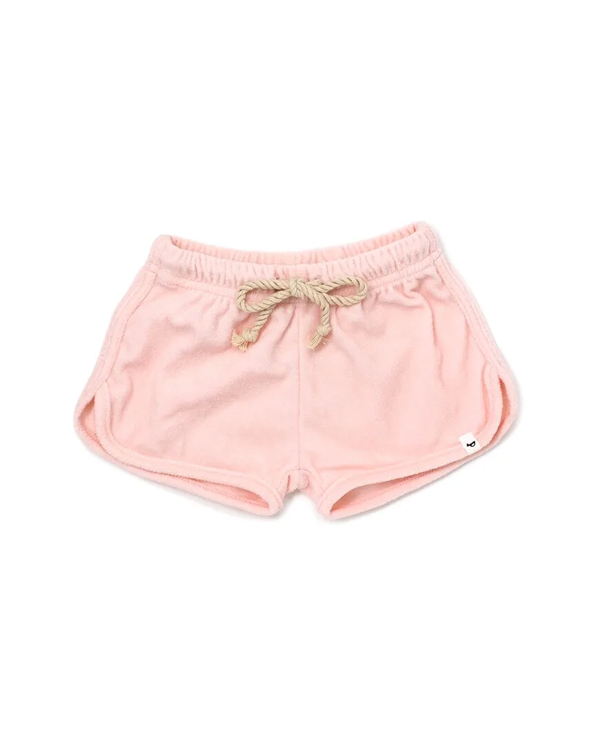 Drawstring Shorter Terry Track Short by Oh Baby