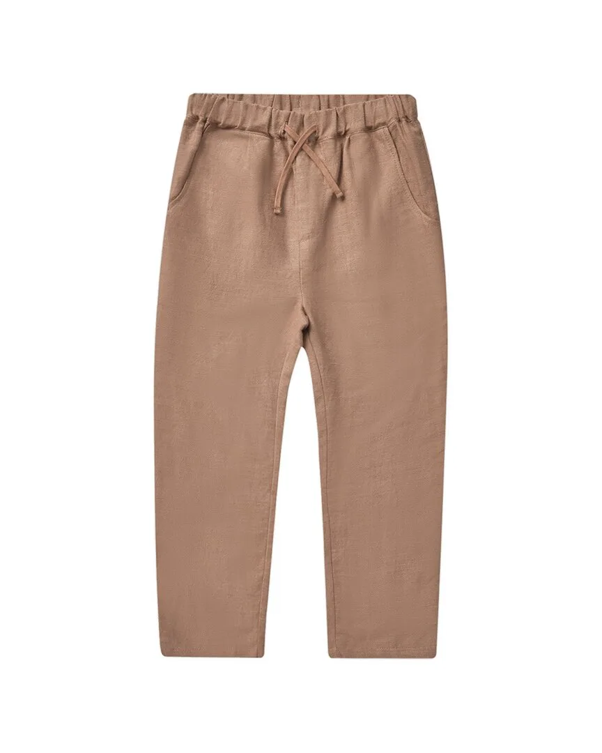 Rylee + Cru Collective Ethan Linen-Blend Trouser by Rylee & Cru