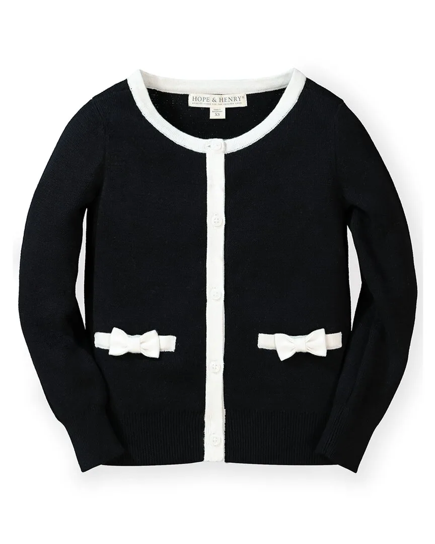 Bow Pocket Cardigan by Hope & Henry