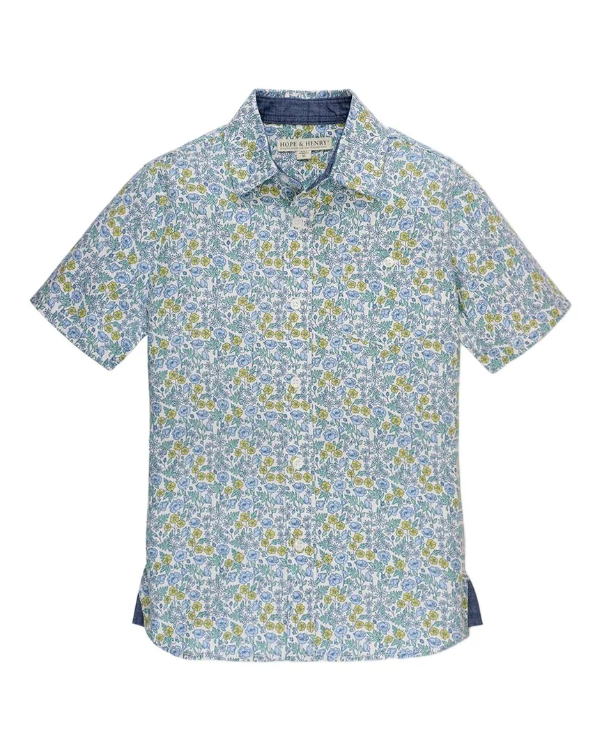 Print Short Sleeve Shirt by Hope & Henry