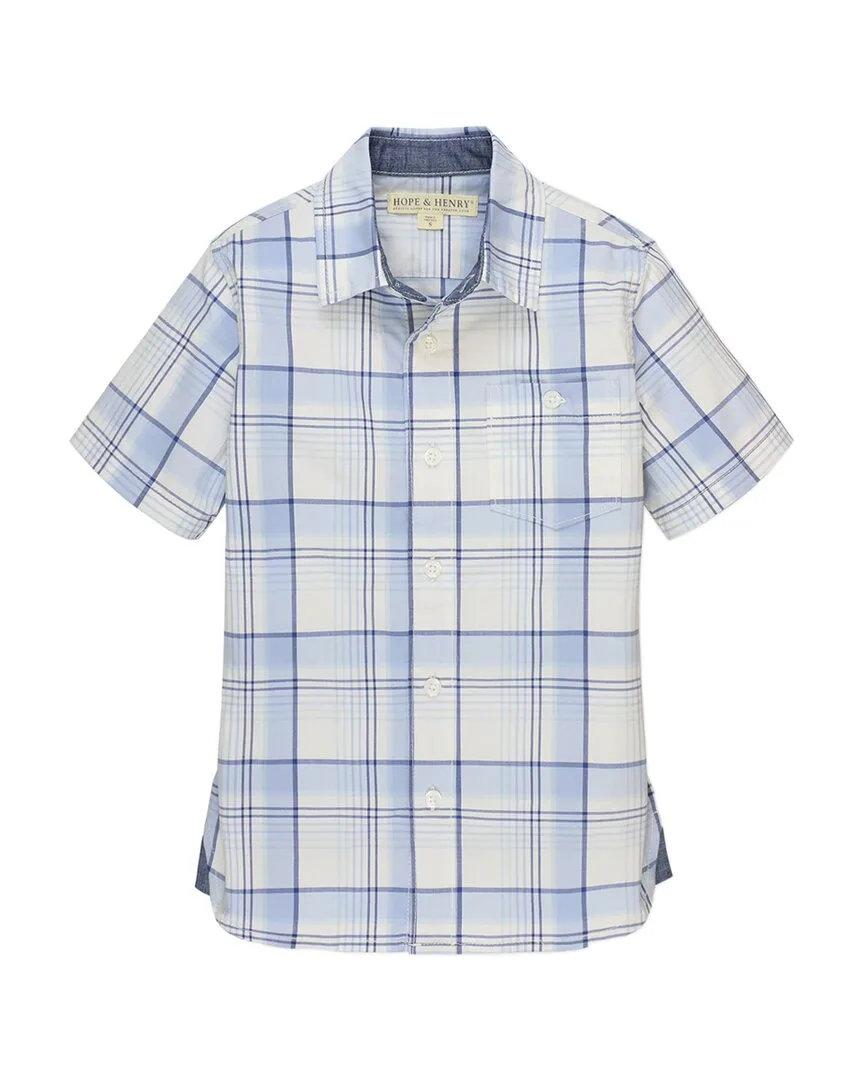 Plaid Short Sleeve Shirt by Hope & Henry