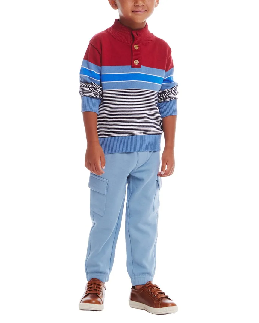 Striped Sweater & Jogger Set by Andy & Evan