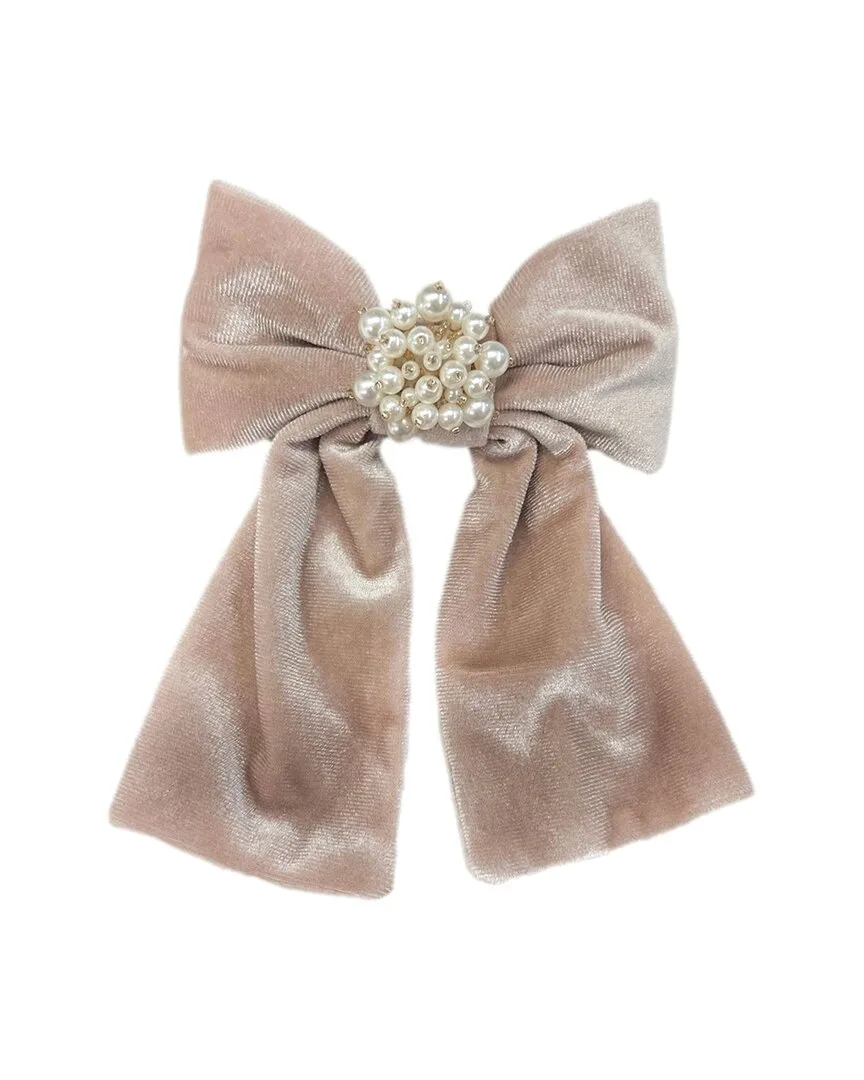 Dusty Velour Hair Bow by Petite Maison Kids