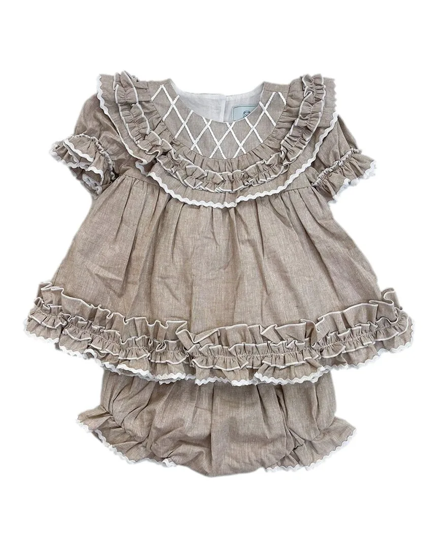 Ashlyn Linen Top & Shorts Set by Petite Maison Kids