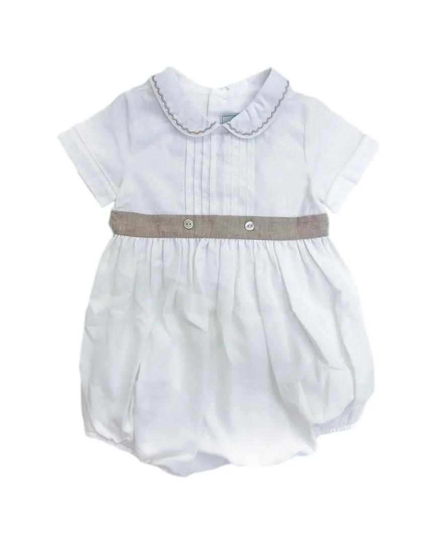 Ashton Linen Romper by Petite Maison Kids
