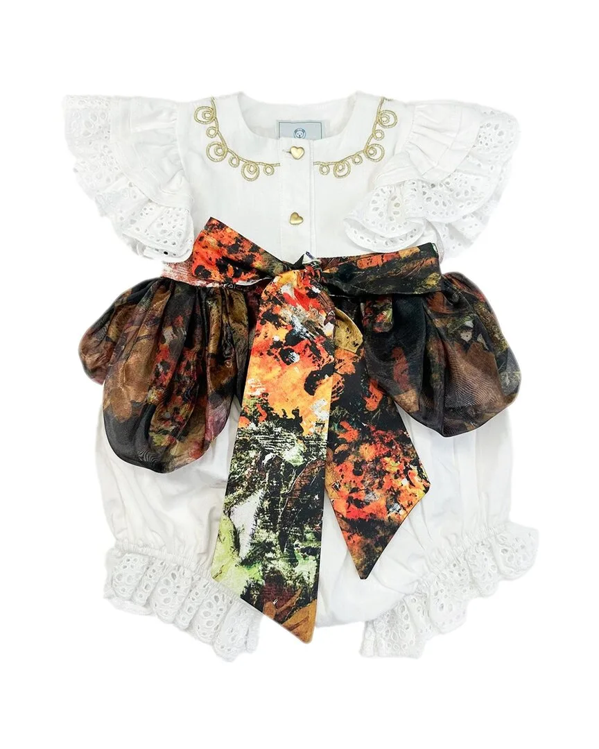 Alexis Foliage Print Romper by Petite Maison Kids