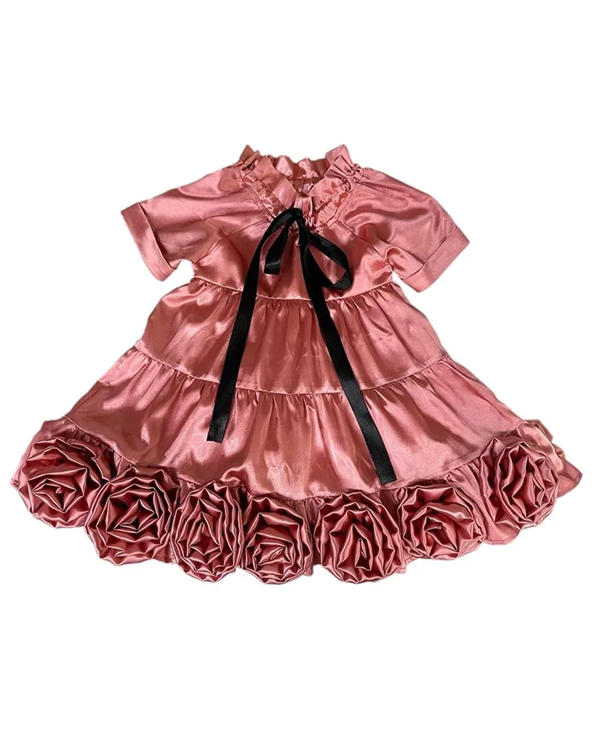Satin Rose Dress by Petite Maison Kids
