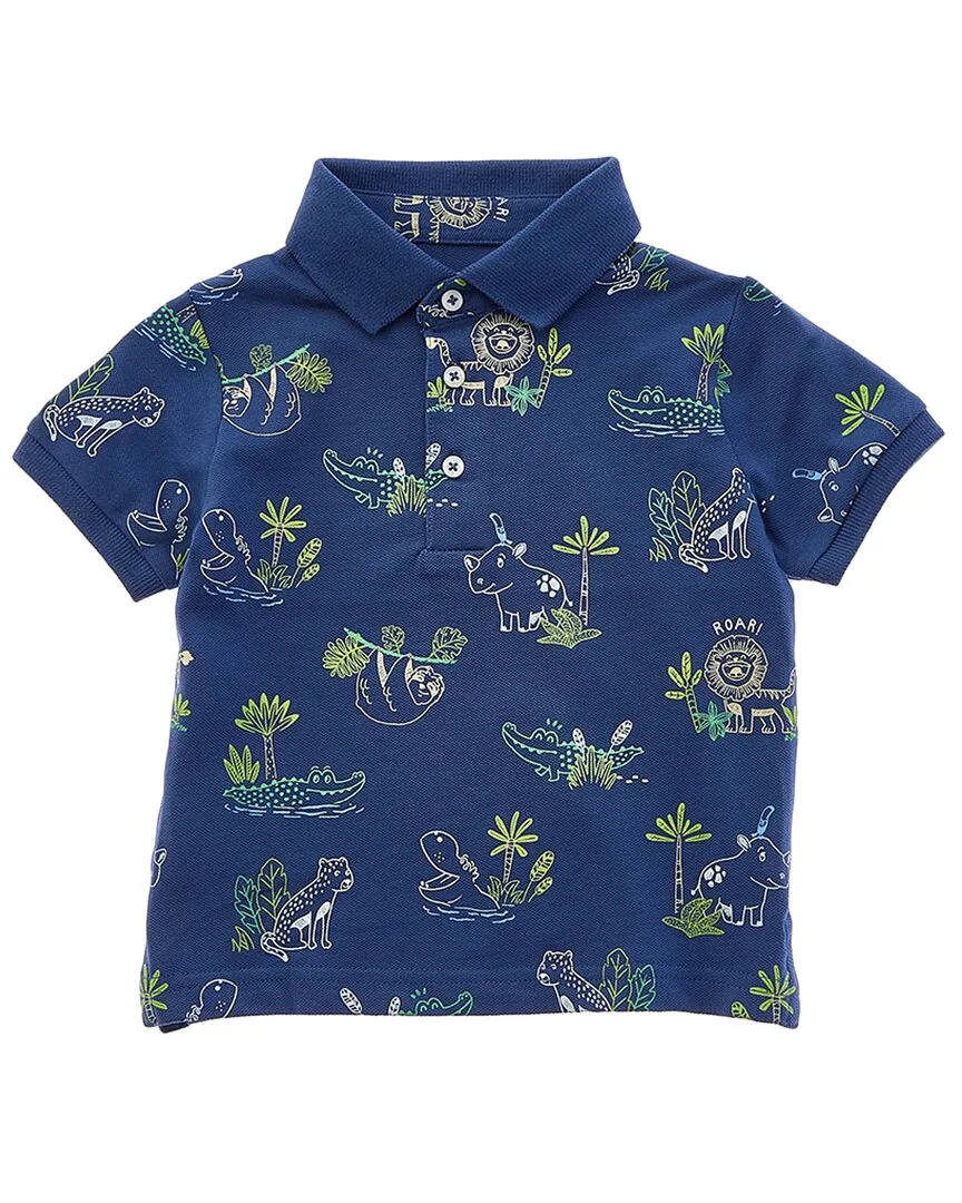 Tropical Print Polo by Mayoral