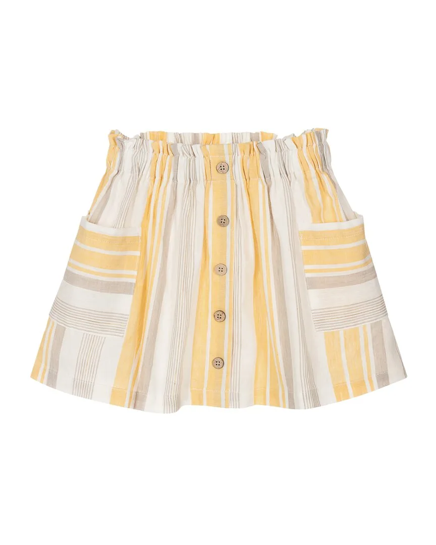 Striped Pleated Skirt by Mayoral