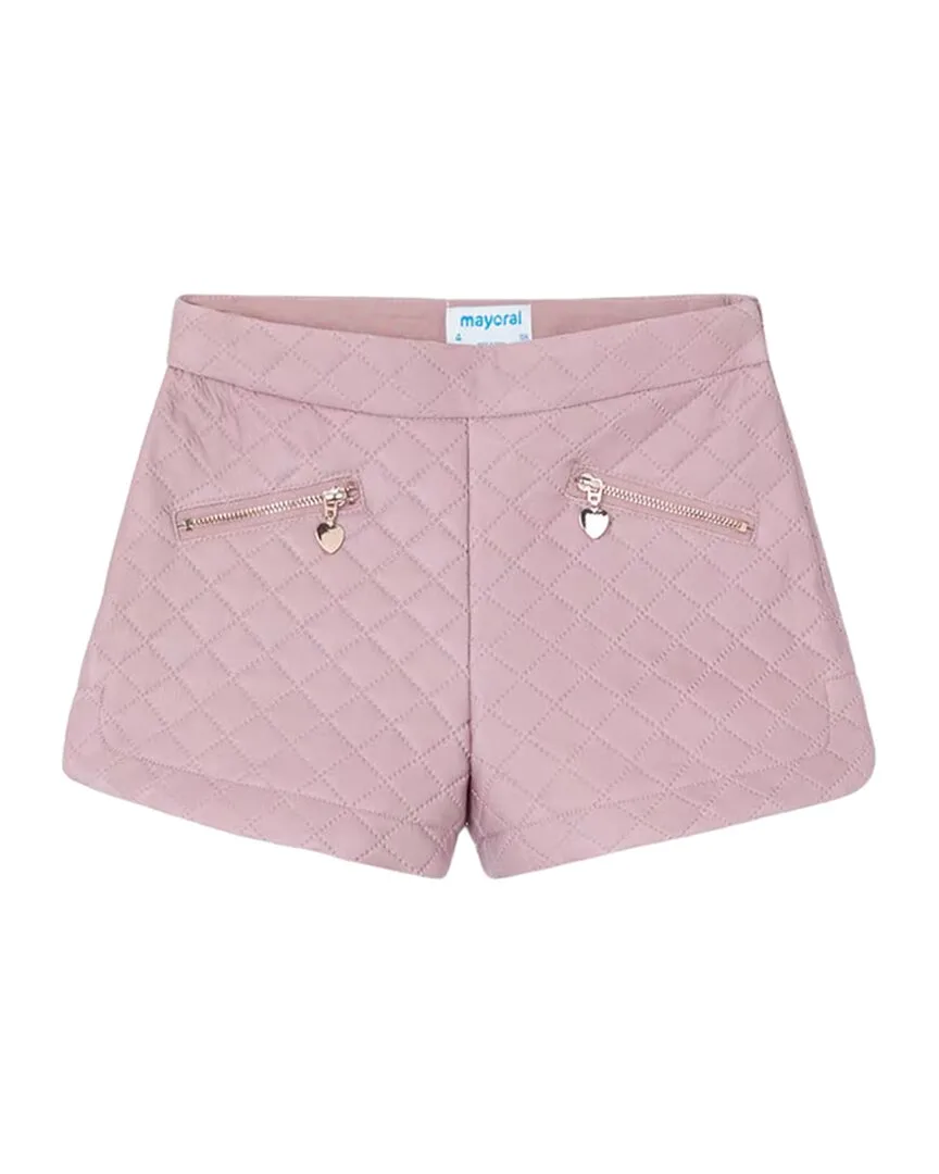 Rose Quilted Shorts by Mayoral
