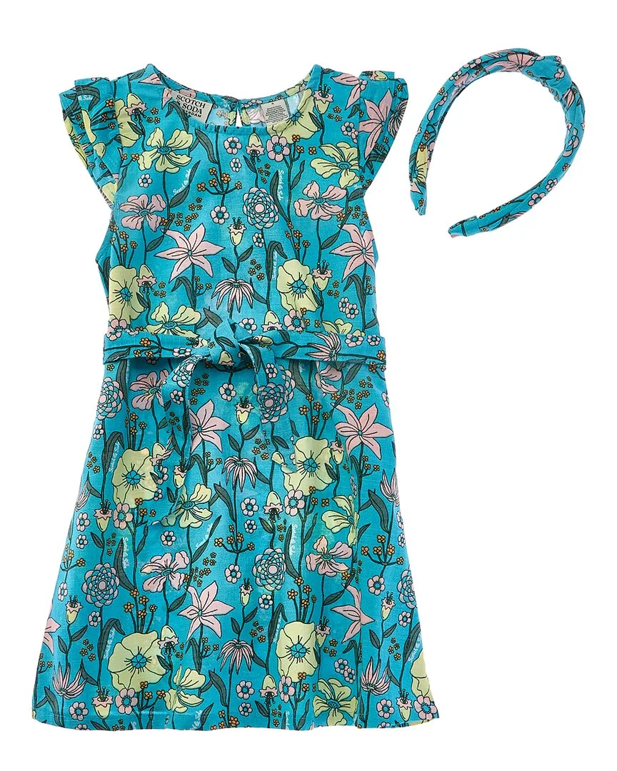 2Pc Dress & Headband Set by Scotch & Soda