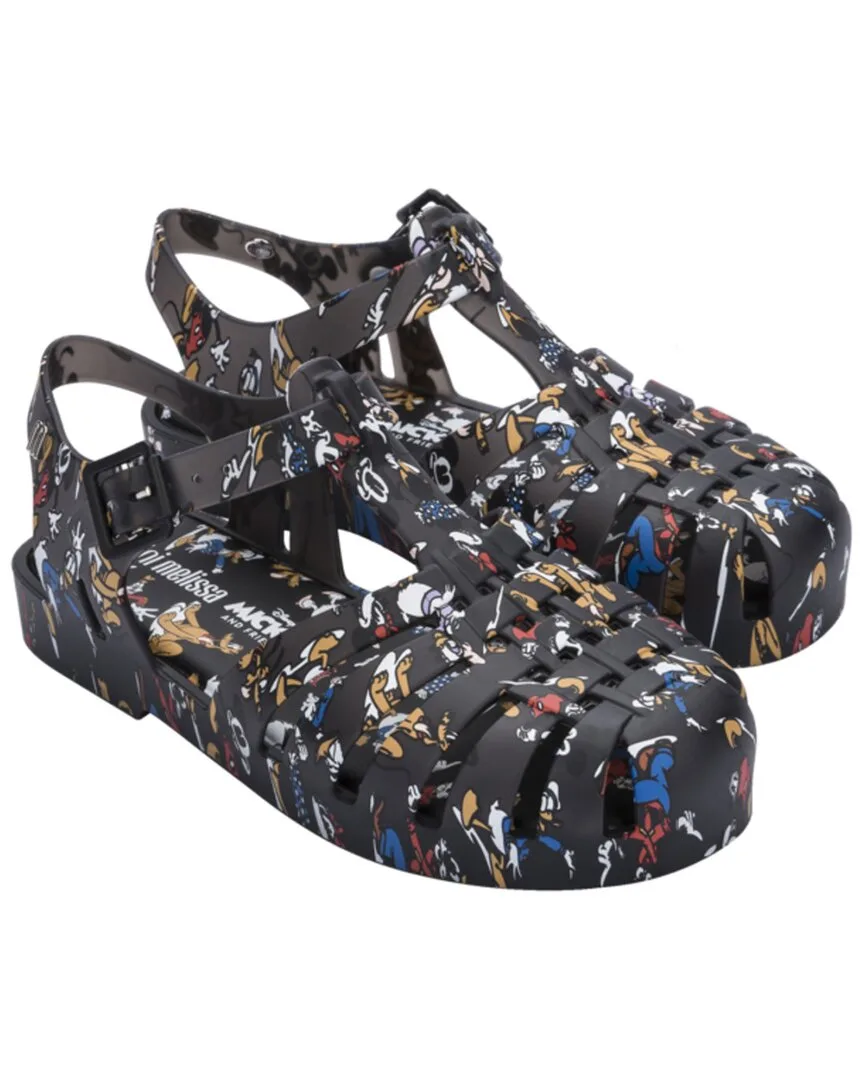 Mini Poss Print + Mickey & Friends Sandal by Mini Melissa
