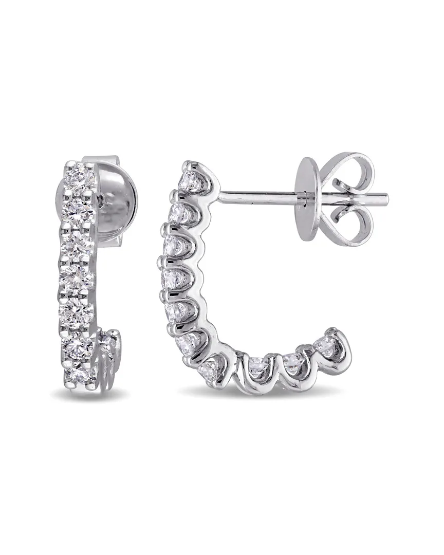 14K 0.50 ct. tw. Diamond Huggie Earrings by Diamond Select Cuts