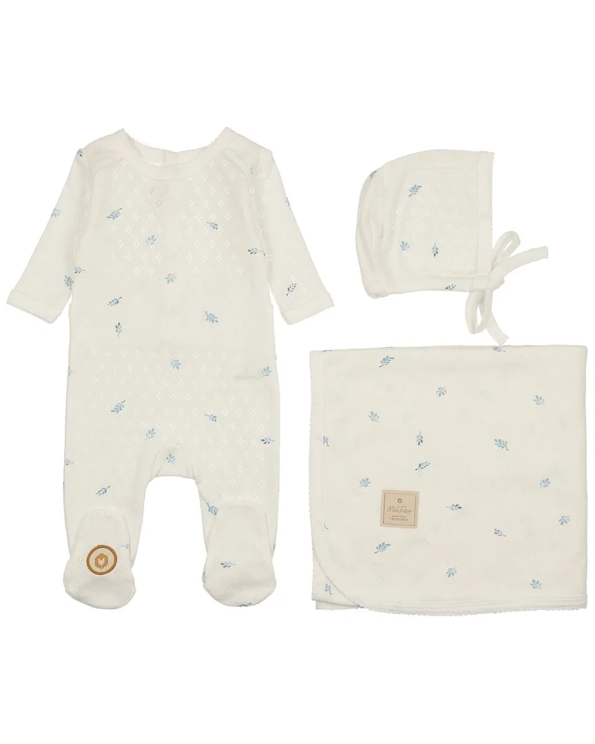 Pointelle Posies Layette Set by Mon Tresor