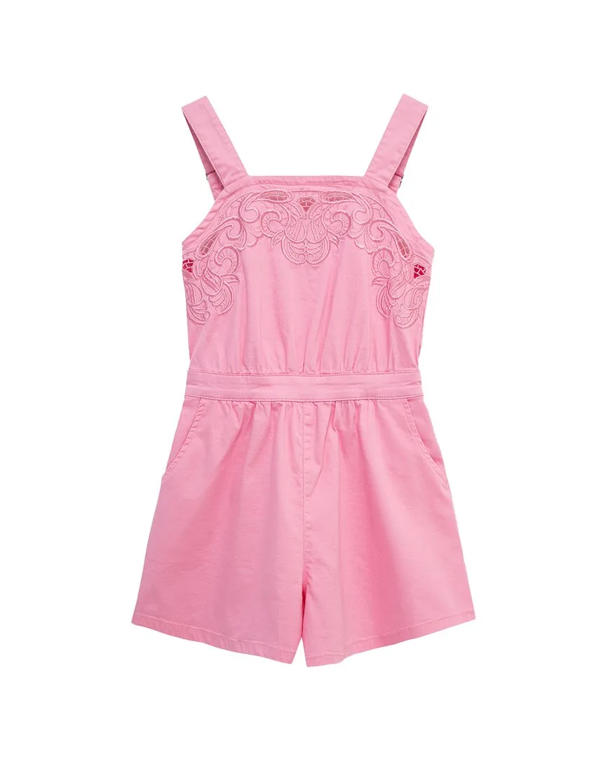Embroidered Romper