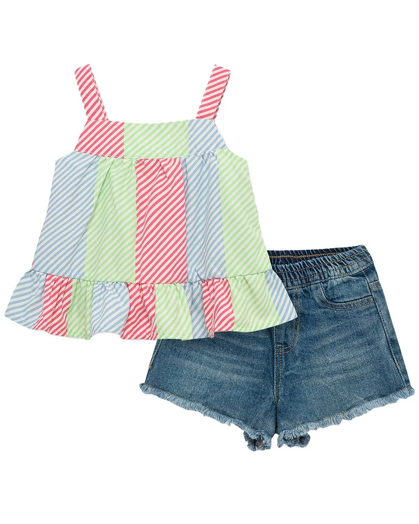 Stripe Top & Short Set