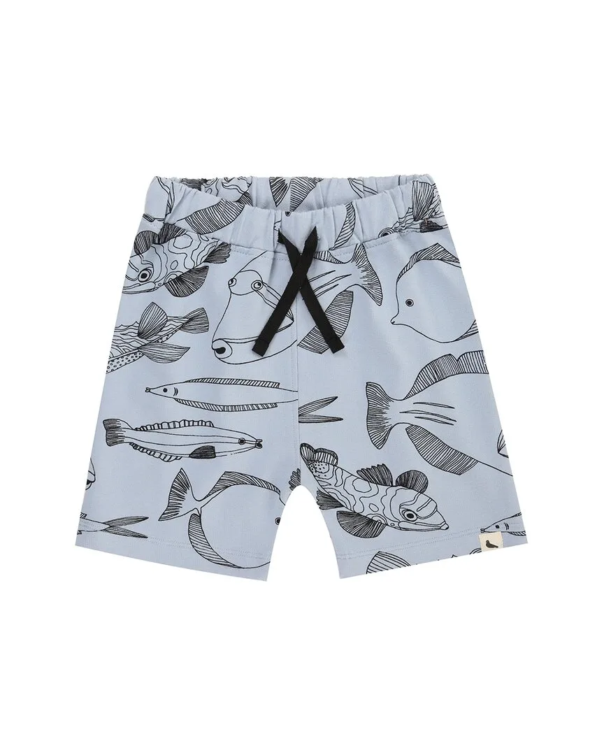 Favourite Fish Print Shorts by Turtledove London