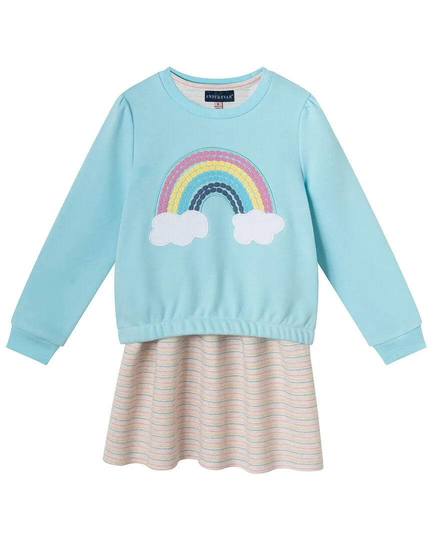 Crewneck Sweatshirt Dress Set by Andy & Evan