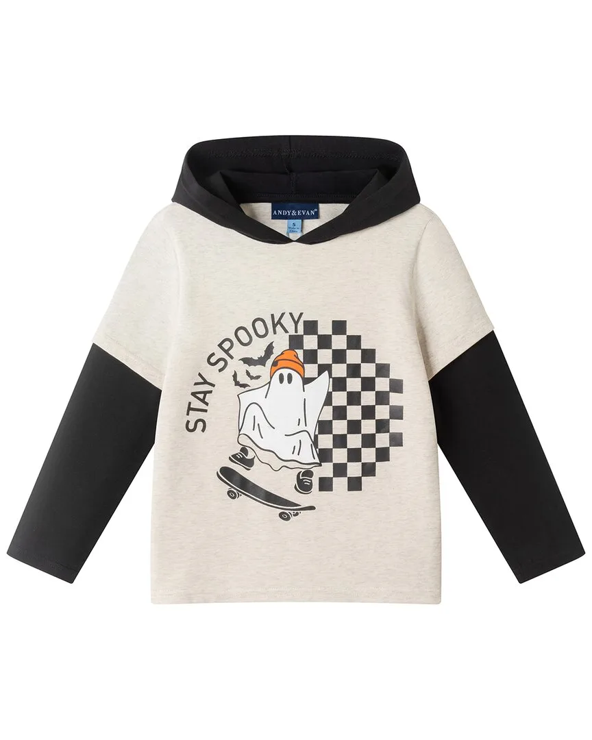 Twofer Hooded T-Shirt by Andy & Evan
