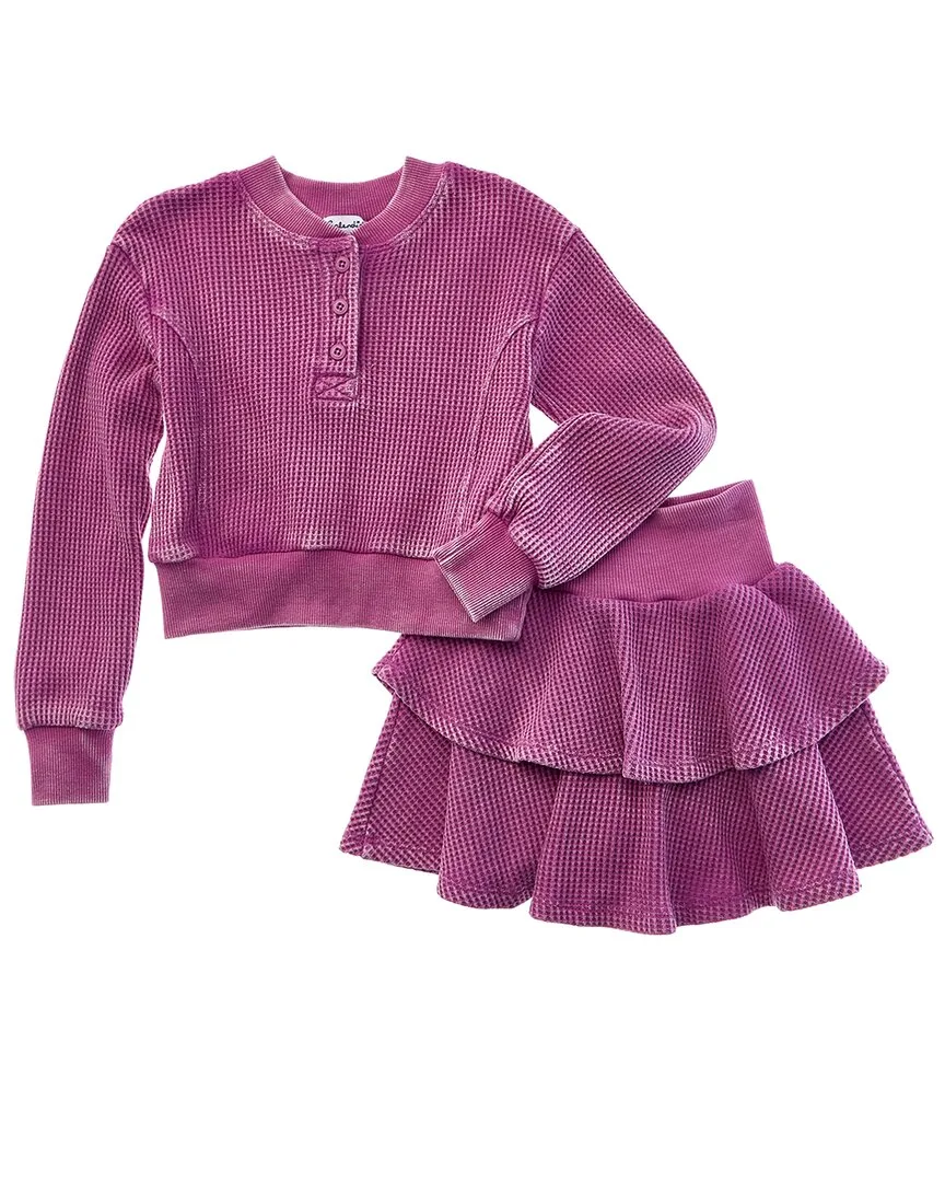 2Pc Playful Perry Top & Skirt Set by Splendid