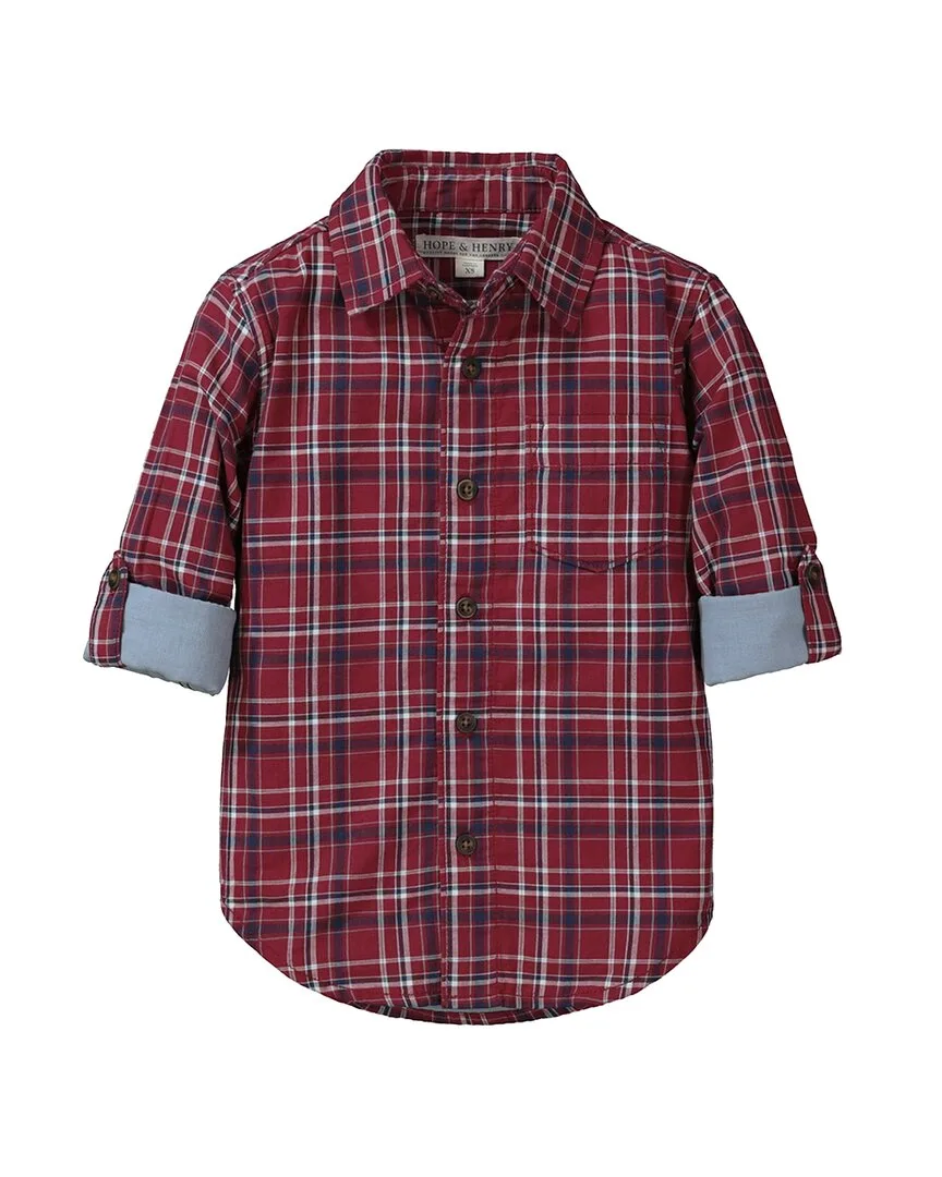 Double Weave Rolled Shirt by Hope & Henry