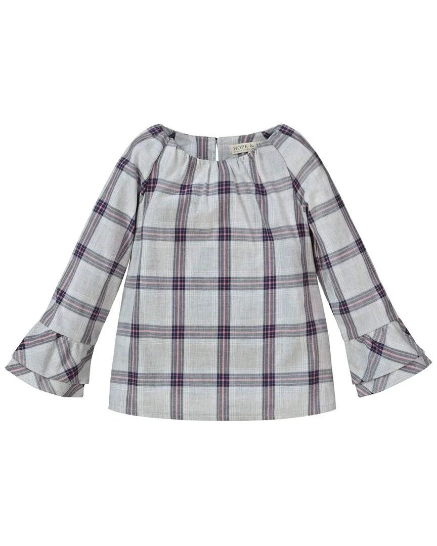 Ruffle Sleeve Top by Hope & Henry