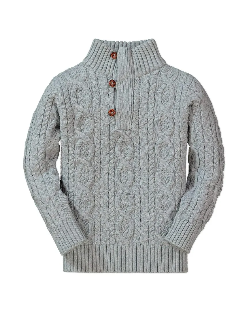 Cable Mock Neck Sweater by Hope & Henry