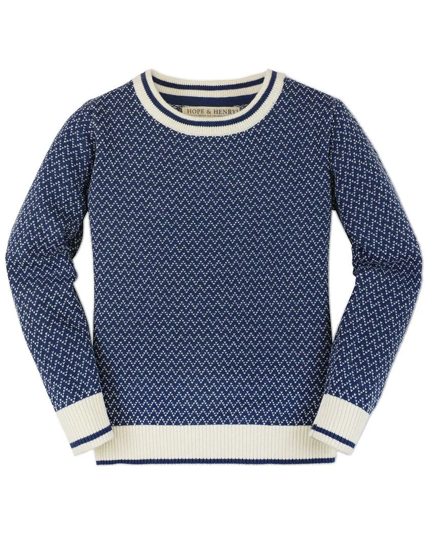 Textured Herringbone Sweater by Hope & Henry