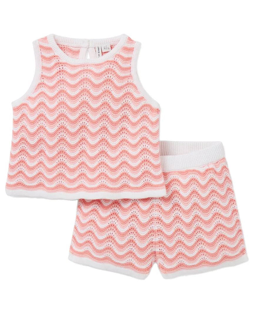 Wavy Striped Crochet Matching Set by Janie and Jack
