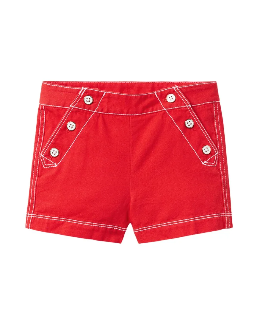 Button Canvas Short by Janie and Jack