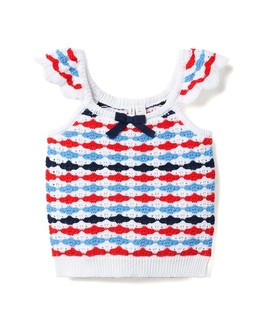 The Americana Crochet Top by Janie and Jack