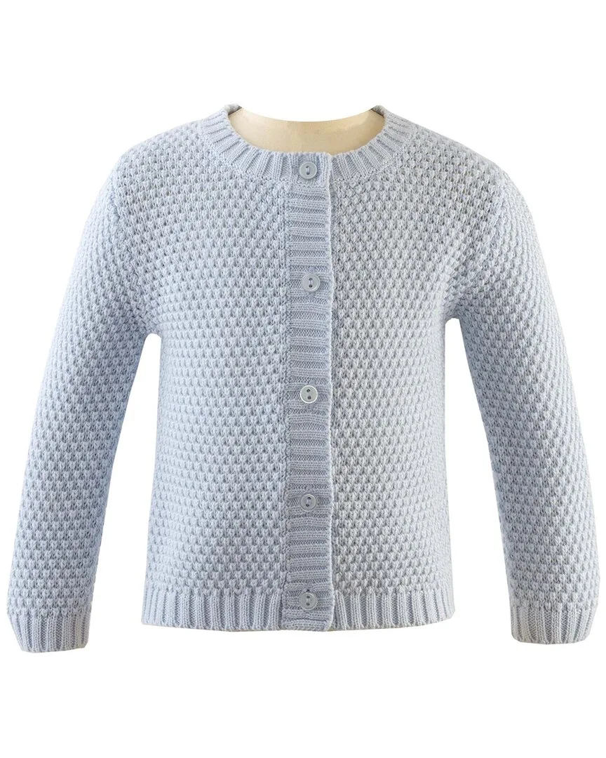 Round Neck Moss Stitch Cardigan by Rachel Riley