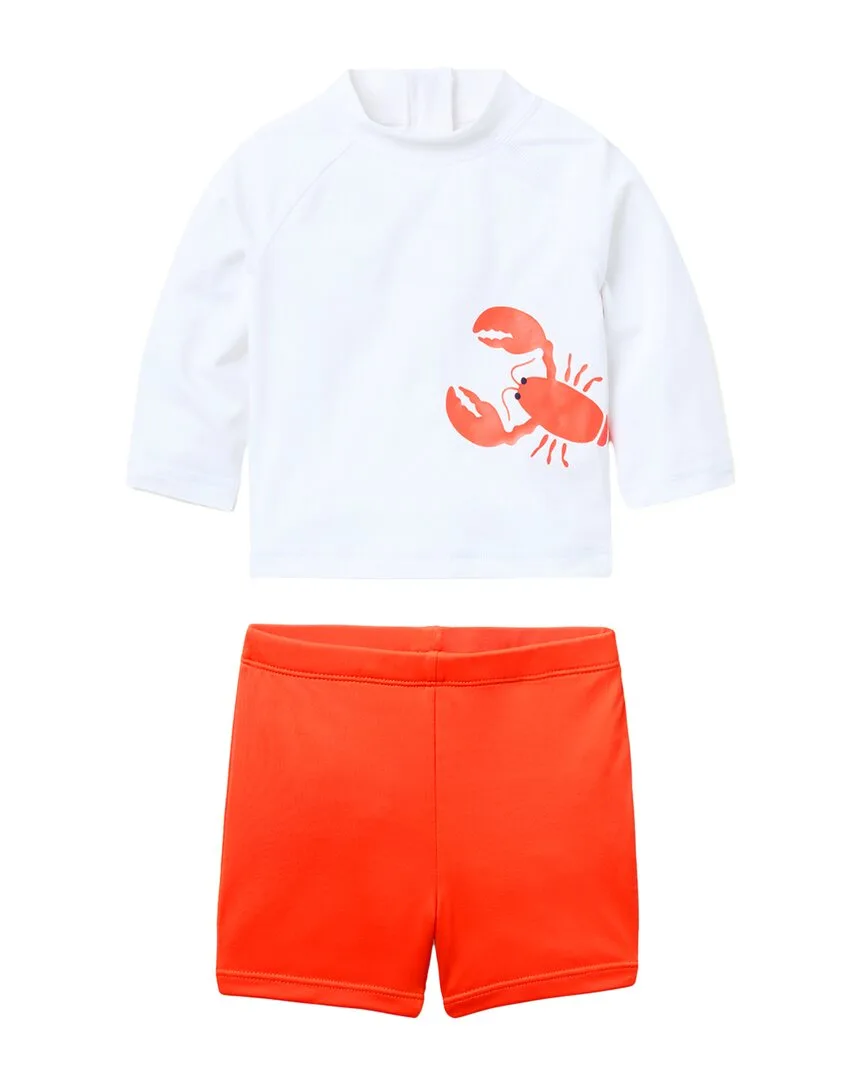 Recycled Lobster Rashguard 2Pc Swimsuit by Janie and Jack