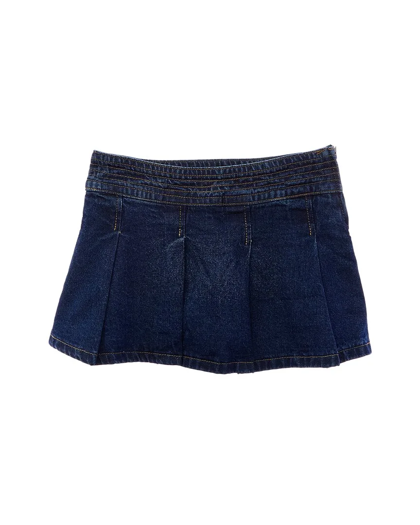 Dark Wash Denim Skort by Vintage Havana