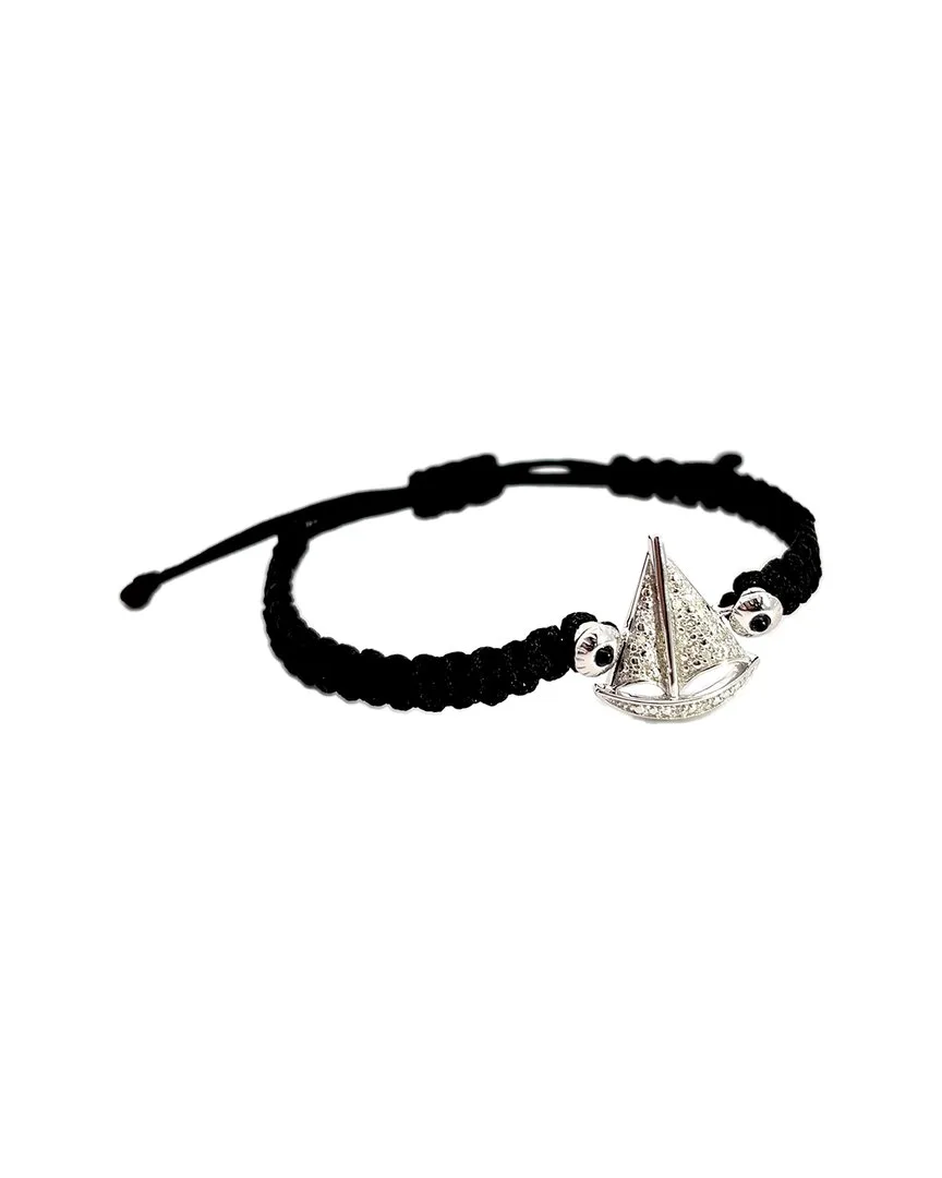 0.05 ct. tw. Diamond Silver Bracelet by Diamond Select Cuts